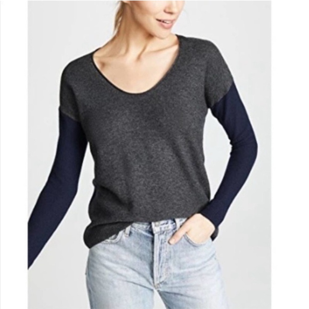 Madewell Kimball Pullover Sweater in Colorblock